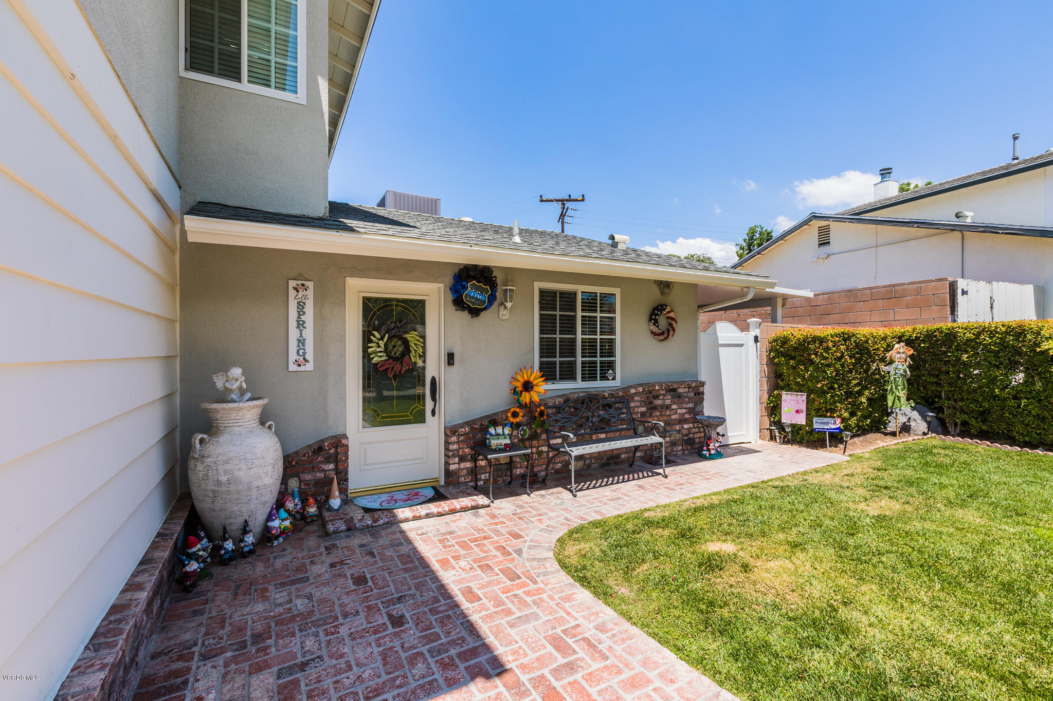 660 Appleton Road Simi Valley, CA 93065 - Photo 4 of 47 a view of a patio with table and chairs and potted plants
