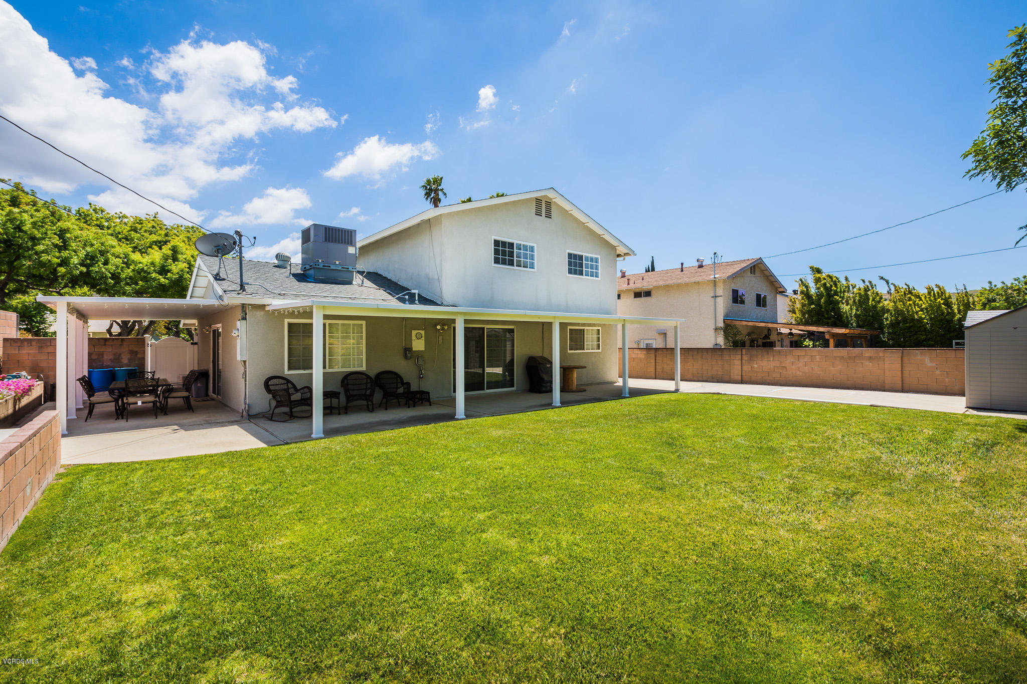 660 Appleton Road Simi Valley, CA 93065 - Photo 39 of 47 a view of a house with a yard and sitting area