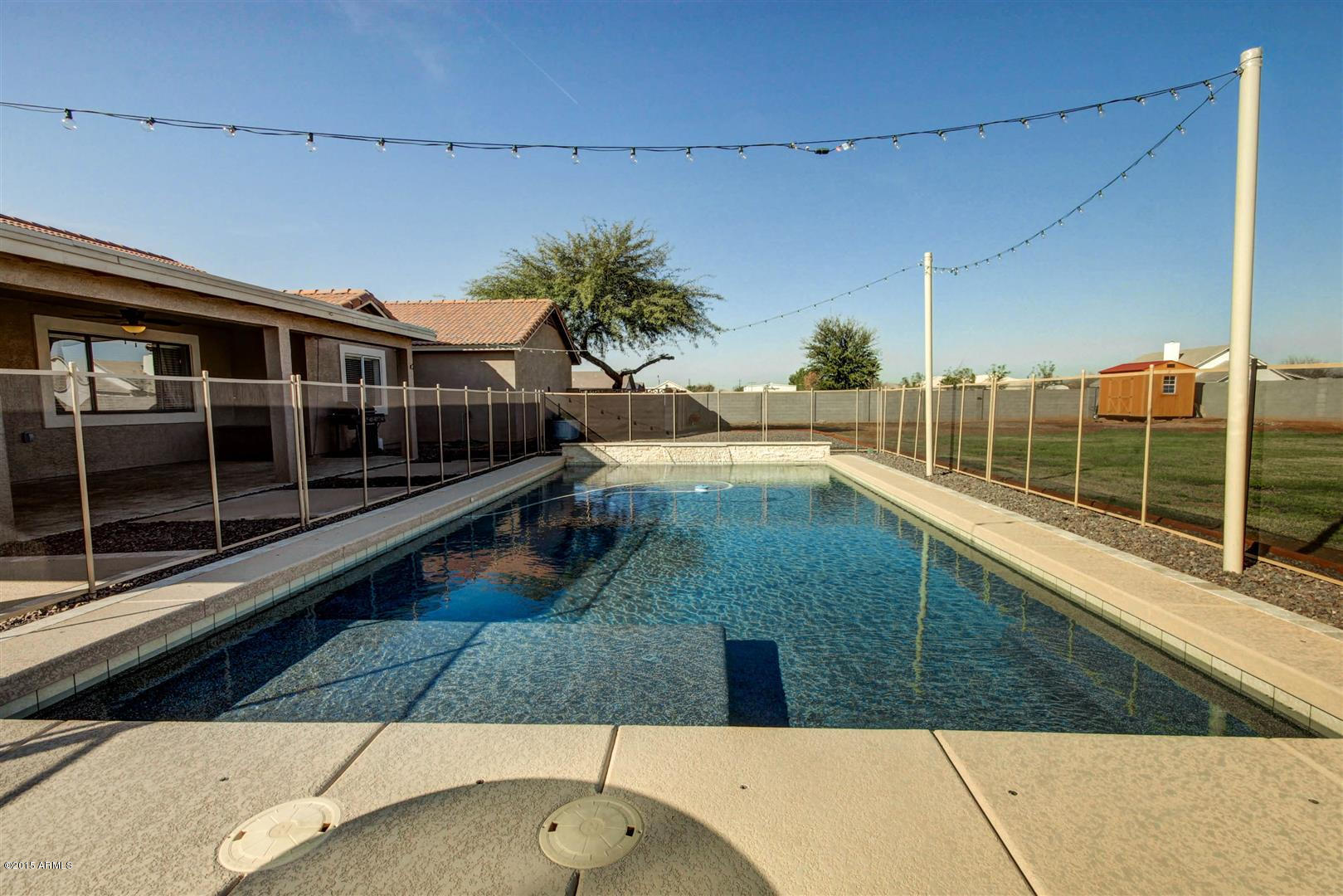 4288 East Knox Road Gilbert, AZ 85296 - Photo 31 of 37 ROMANTIC LIGHTING OVER POOL
