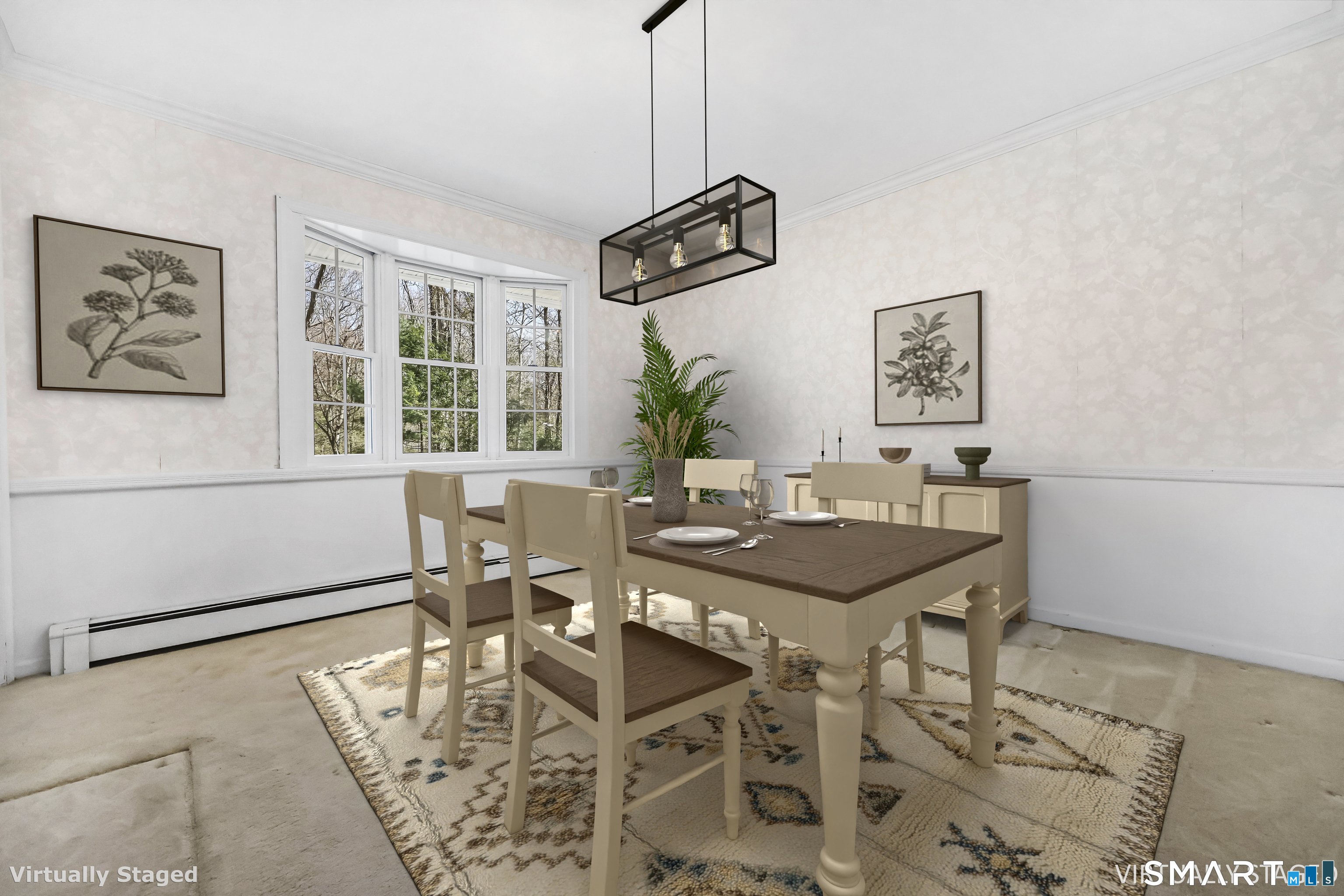 145 Wilton Road East Ridgefield, CT 06877 - Photo 11 of 35 Virtually staged dining room.