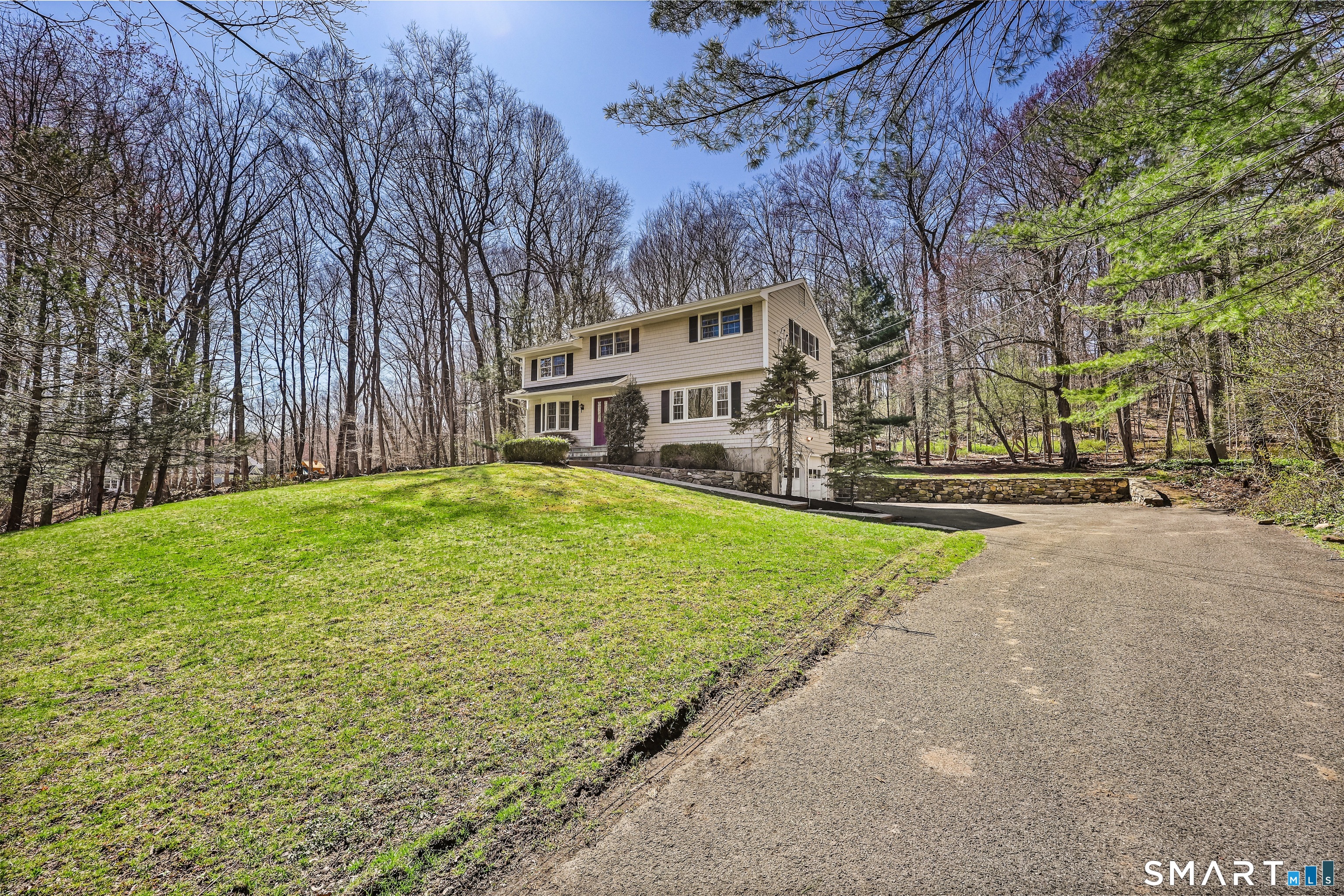 145 Wilton Road East Ridgefield, CT 06877 - Photo 3 of 35 Gracious approach to traditional center hall colonial