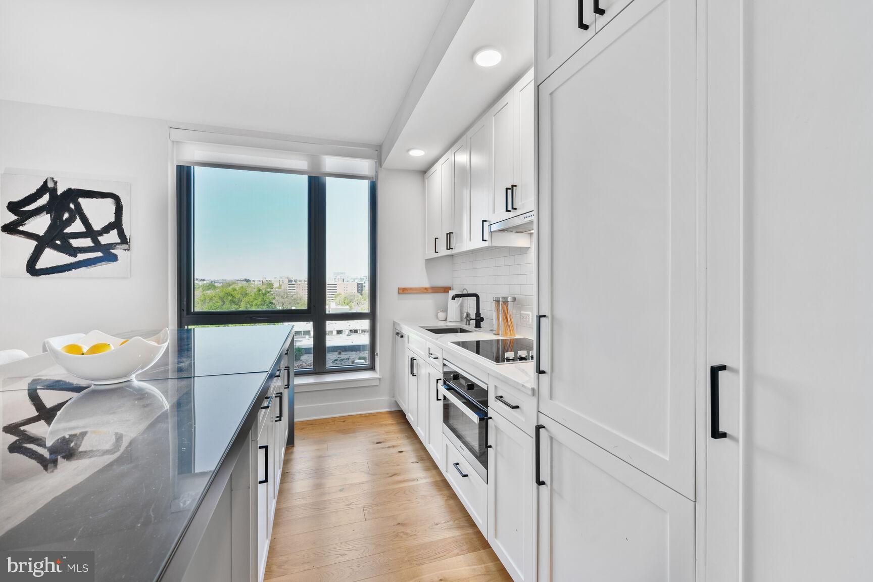 1211 Van Street Southeast, Unit 613 Washington, DC 20003 - Photo 9 of 28 a kitchen with a sink appliances and cabinets