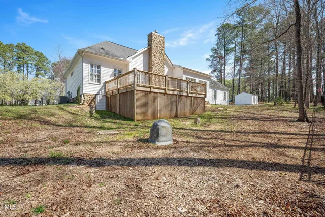 a house view with a yard