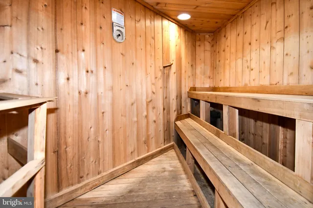 a view of a walk in closet