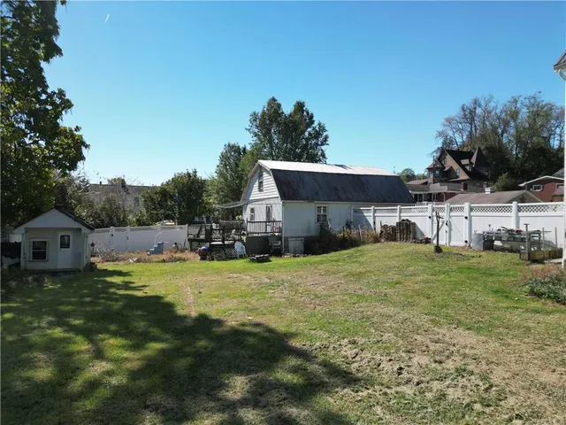 a house view with a garden space