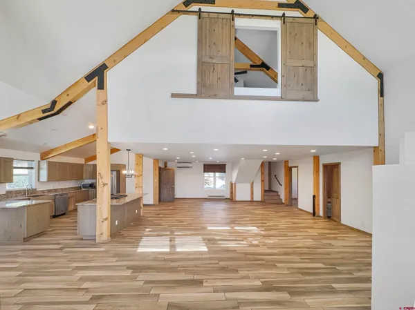 a view of a living room