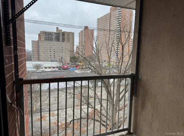 a view of balcony with outdoor space