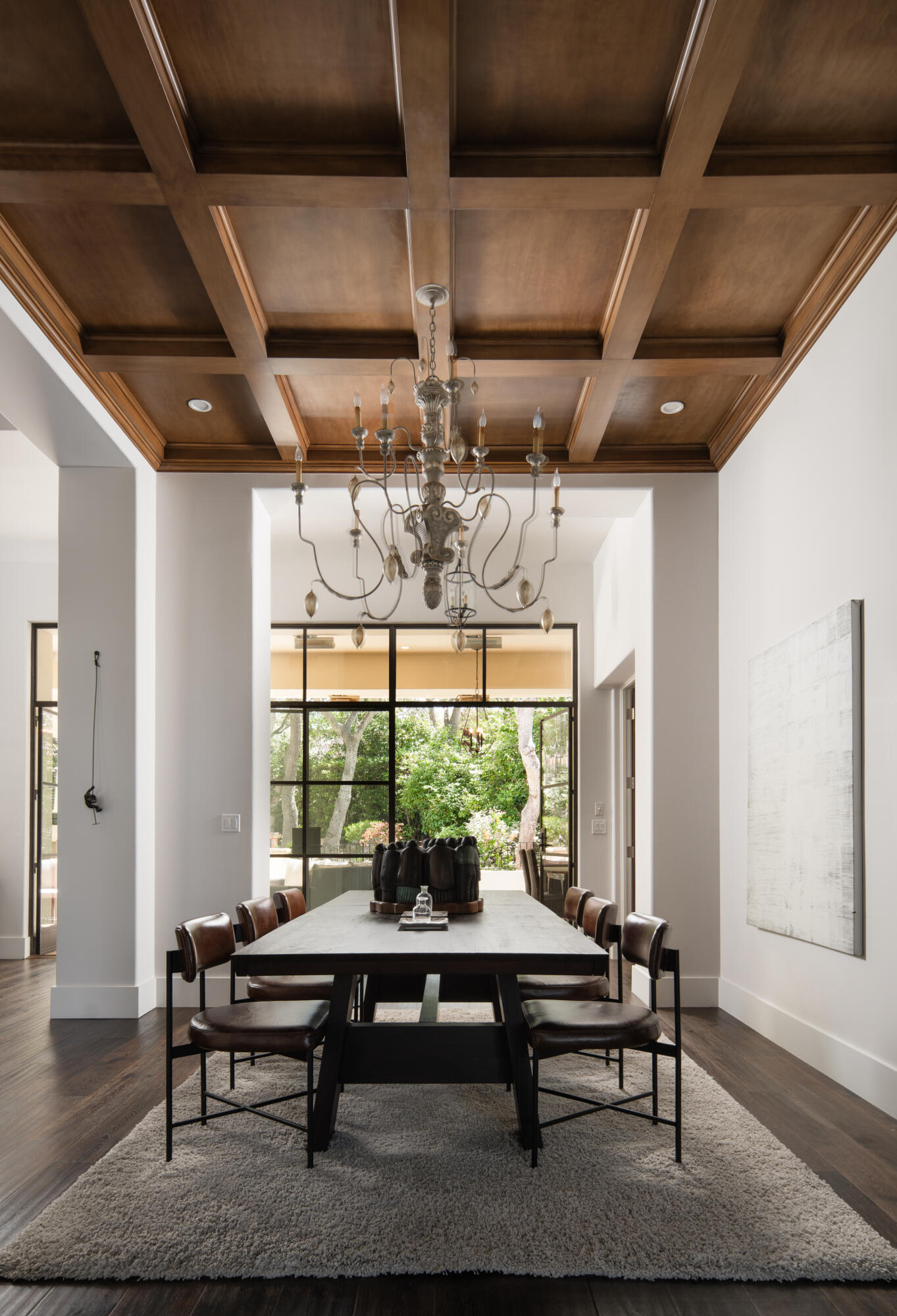 485 Monarch Lane Montecito, CA 93108 - Photo 4 of 28 a sitting area with lots of furniture and wooden floor
