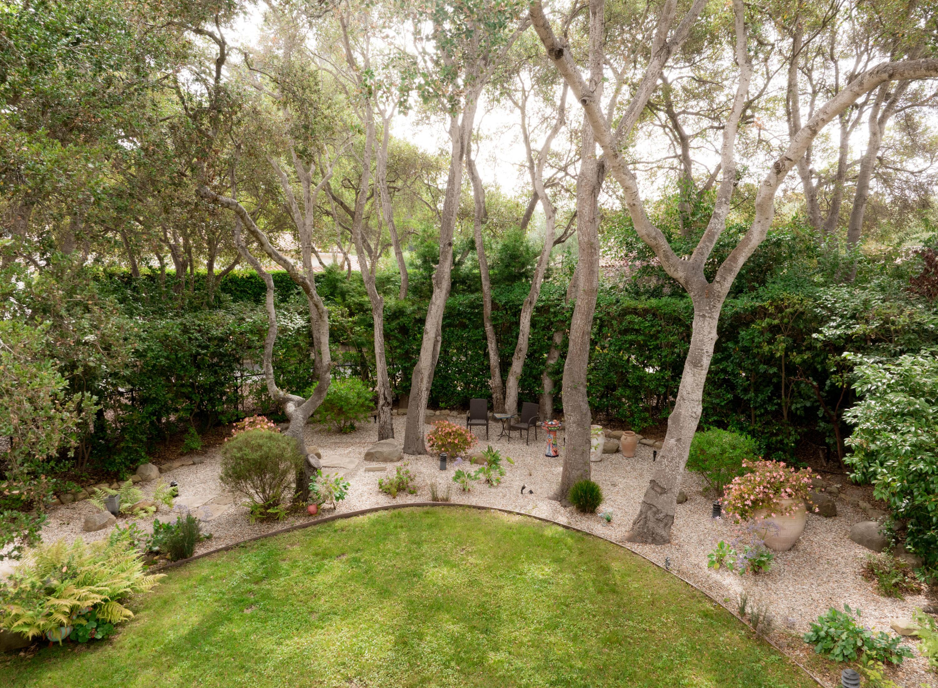485 Monarch Lane Montecito, CA 93108 - Photo 7 of 28 a view of a swimming pool and lounge chairs