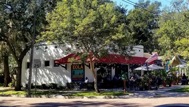 a front view of a building