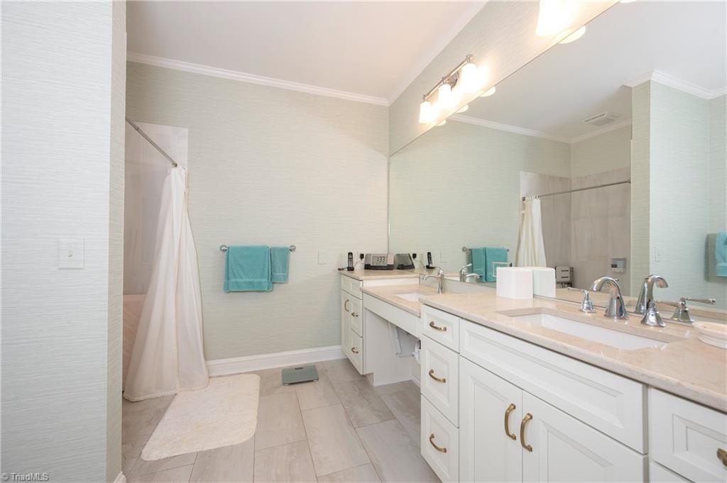 130 Linden Place Bermuda Run, NC 27006 - Photo 14 of 24 En Suite Primary Wheelchair Accessible Bath