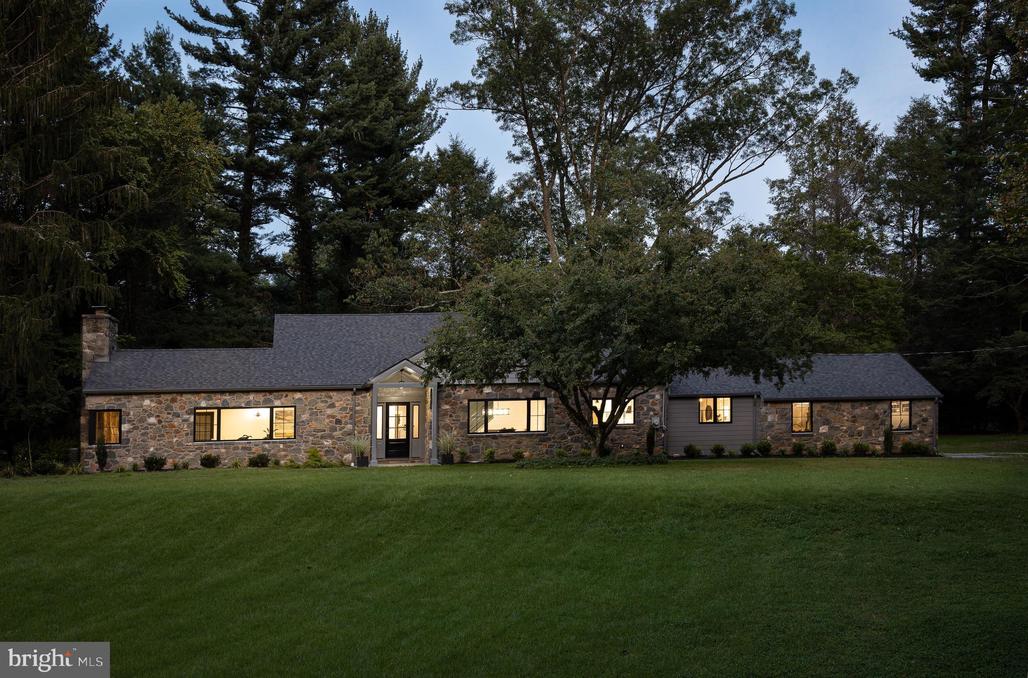 8 Hilltop Road Rose Valley, PA 19086 - Photo 2 of 51 Twilight front