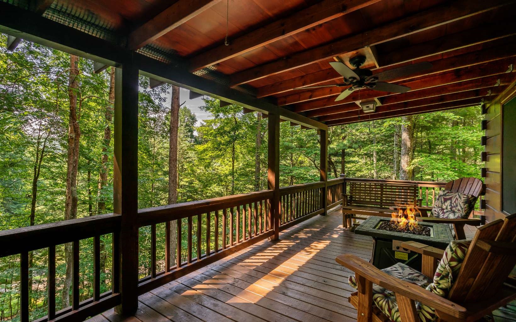 282 Papa Bear Path Cherry Log, GA 30522 - Photo 21 of 33 a view of a balcony with wooden floor