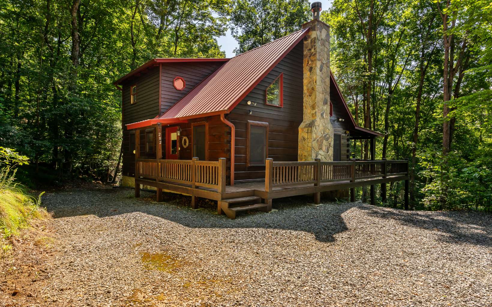 282 Papa Bear Path Cherry Log, GA 30522 - Photo 32 of 33 a view of house with a yard