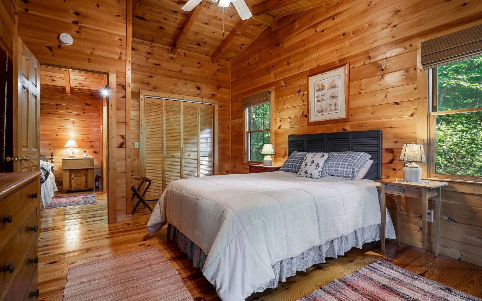 282 Papa Bear Path Cherry Log, GA 30522 - Photo 10 of 33 a bedroom with a bed and wooden floor