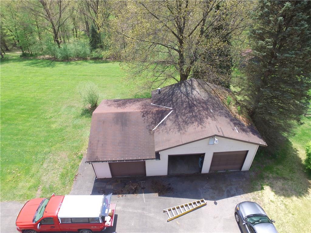 3 Car detached garage with car lift!