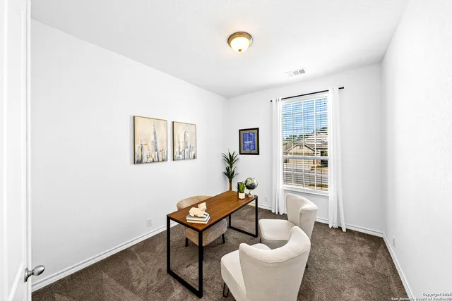 a view of an empty room