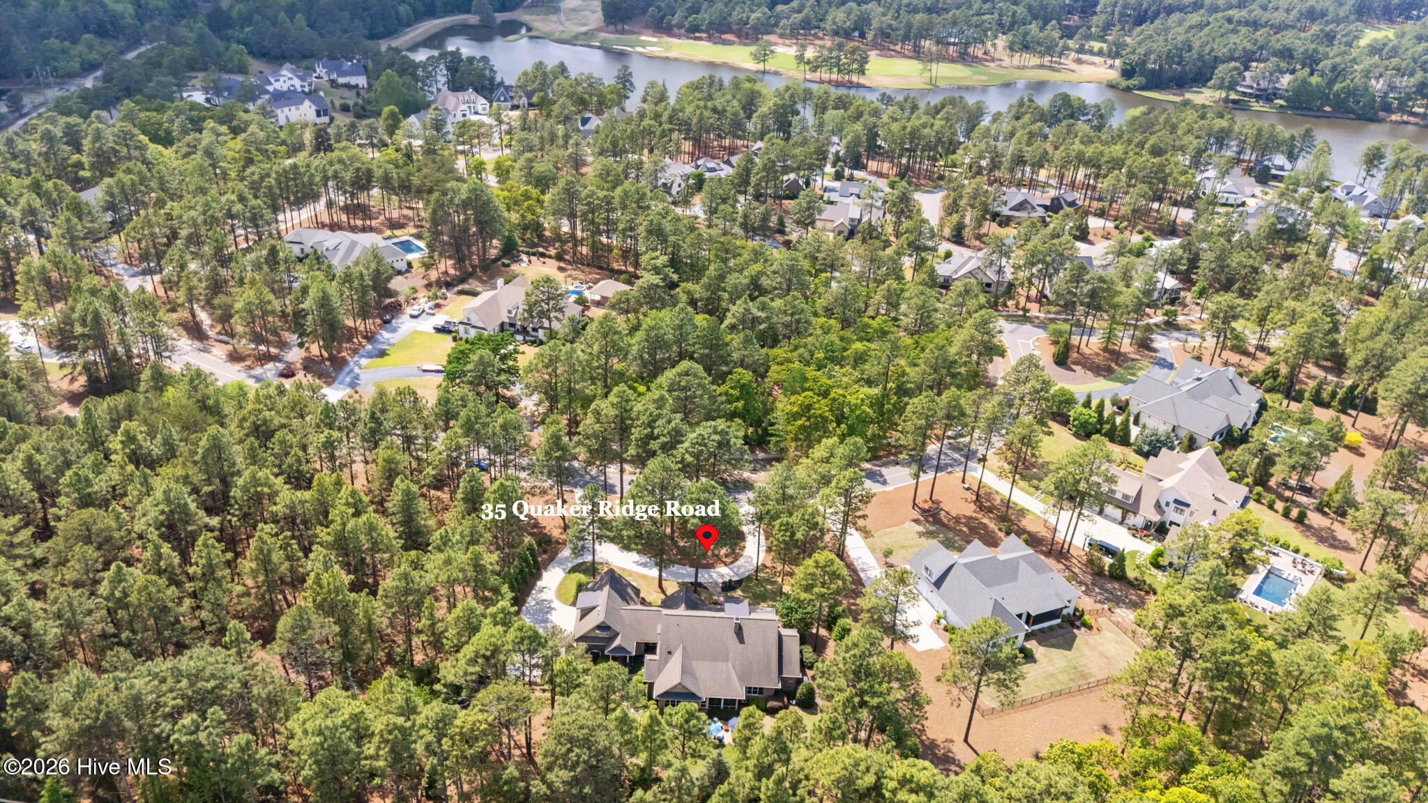 35 Quaker Ridge Road Pinehurst, NC 28374 - Photo 61 of 64 AerialWithType