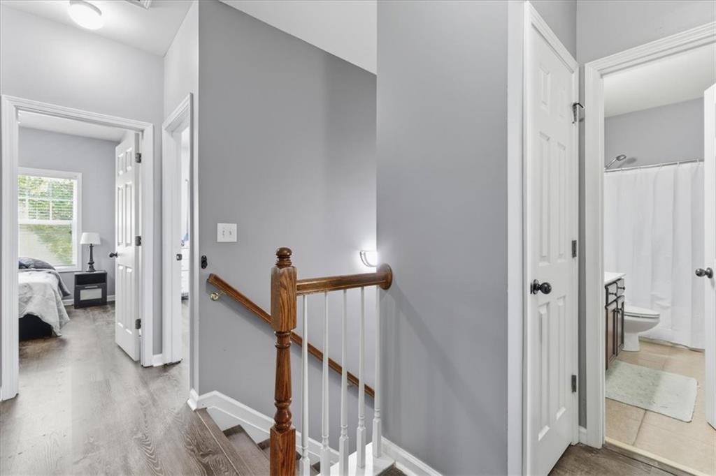 4349 Kousa Road, Unit 4 Austell, GA 30106 - Photo 12 of 43 a view of a livingroom with wooden floor and windows