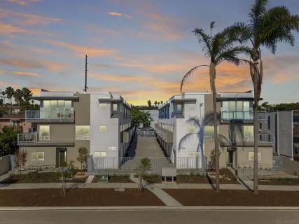 a picture of houses with street view