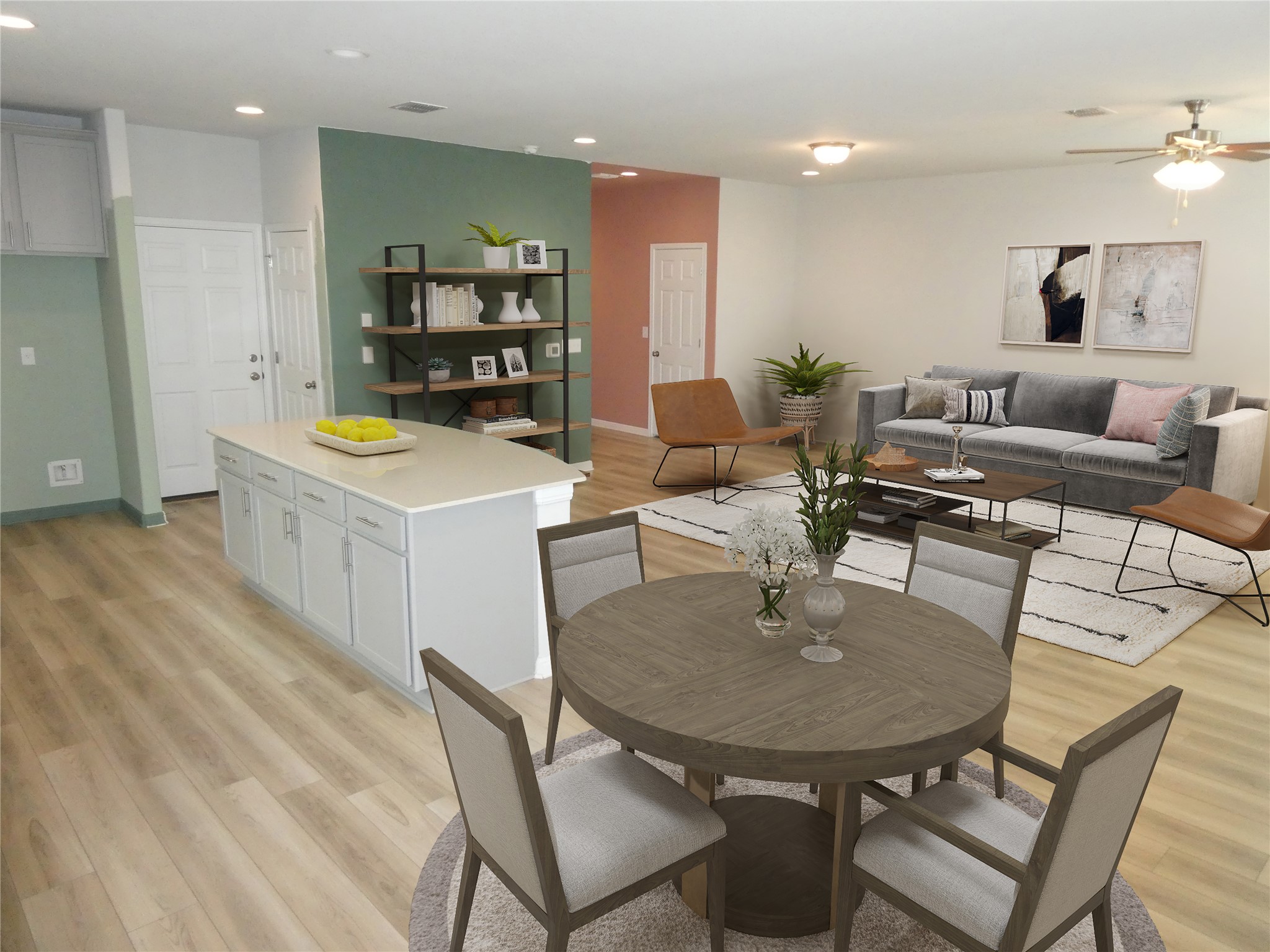 10906 Sentinel Drive Austin, TX 78747 - Photo 7 of 18 a kitchen with a table and chairs in it
