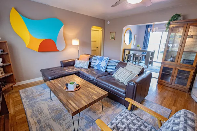 a living room with furniture rug and rug