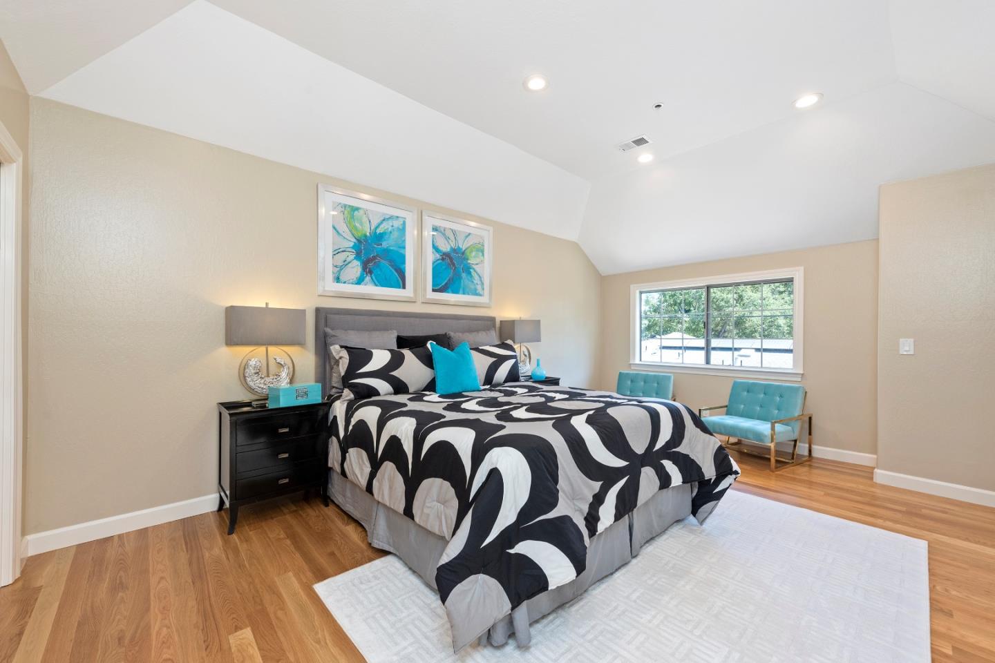 131 Giffin Road Los Altos, CA 94022 - Photo 19 of 29 a bedroom with a bed and window