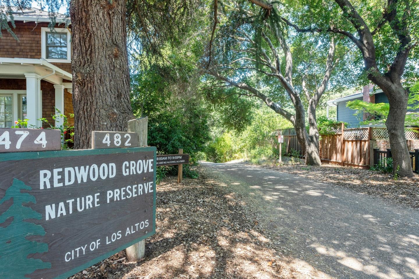 131 Giffin Road Los Altos, CA 94022 - Photo 29 of 29 a view of a street sign under an umbrella
