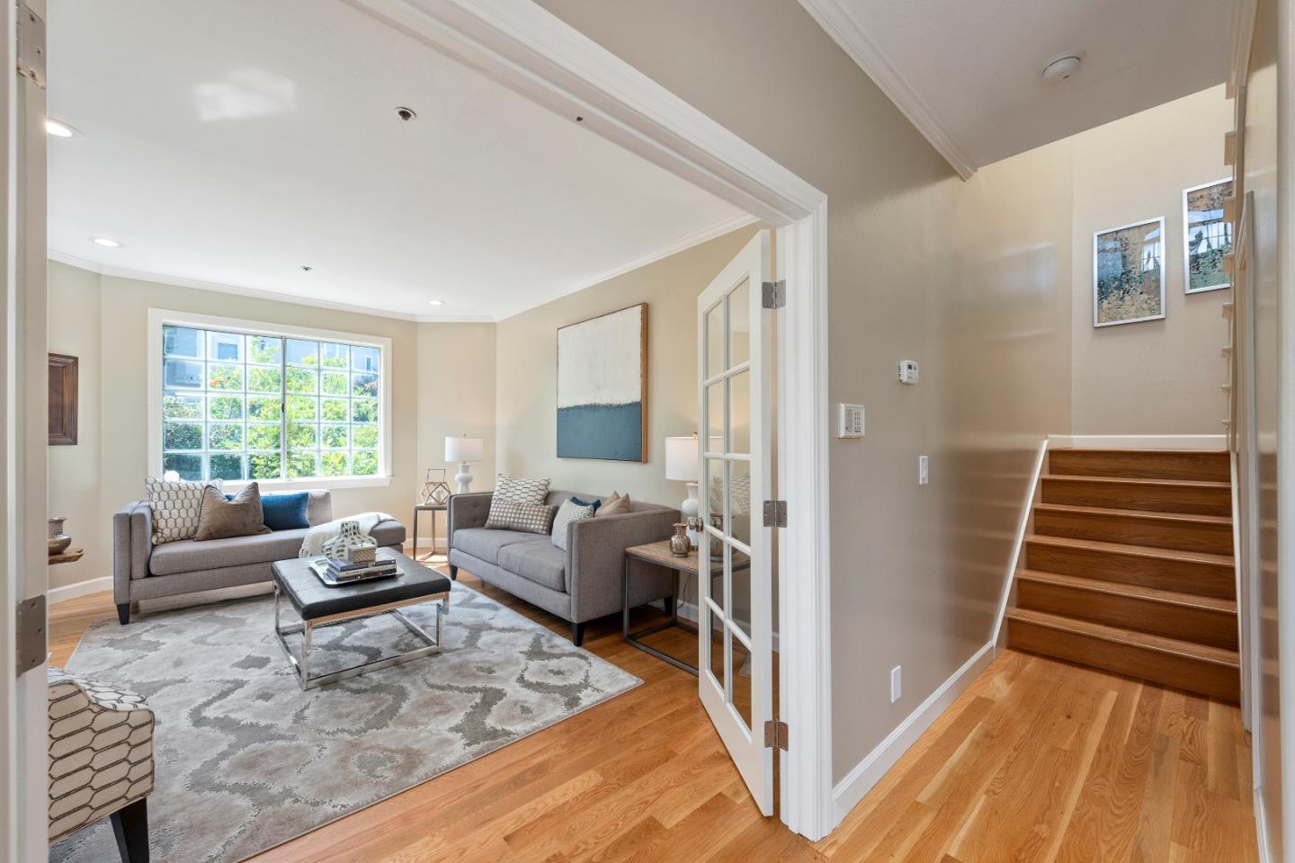 131 Giffin Road Los Altos, CA 94022 - Photo 8 of 29 a view of a livingroom with furniture and windows