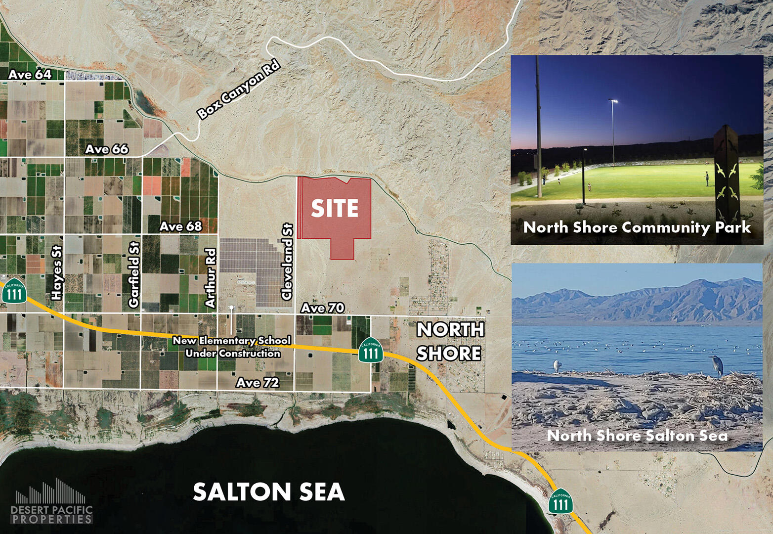 0 Cleveland Street Mecca, CA 92254 - Photo 1 of 2 a view of a street with a building in the background