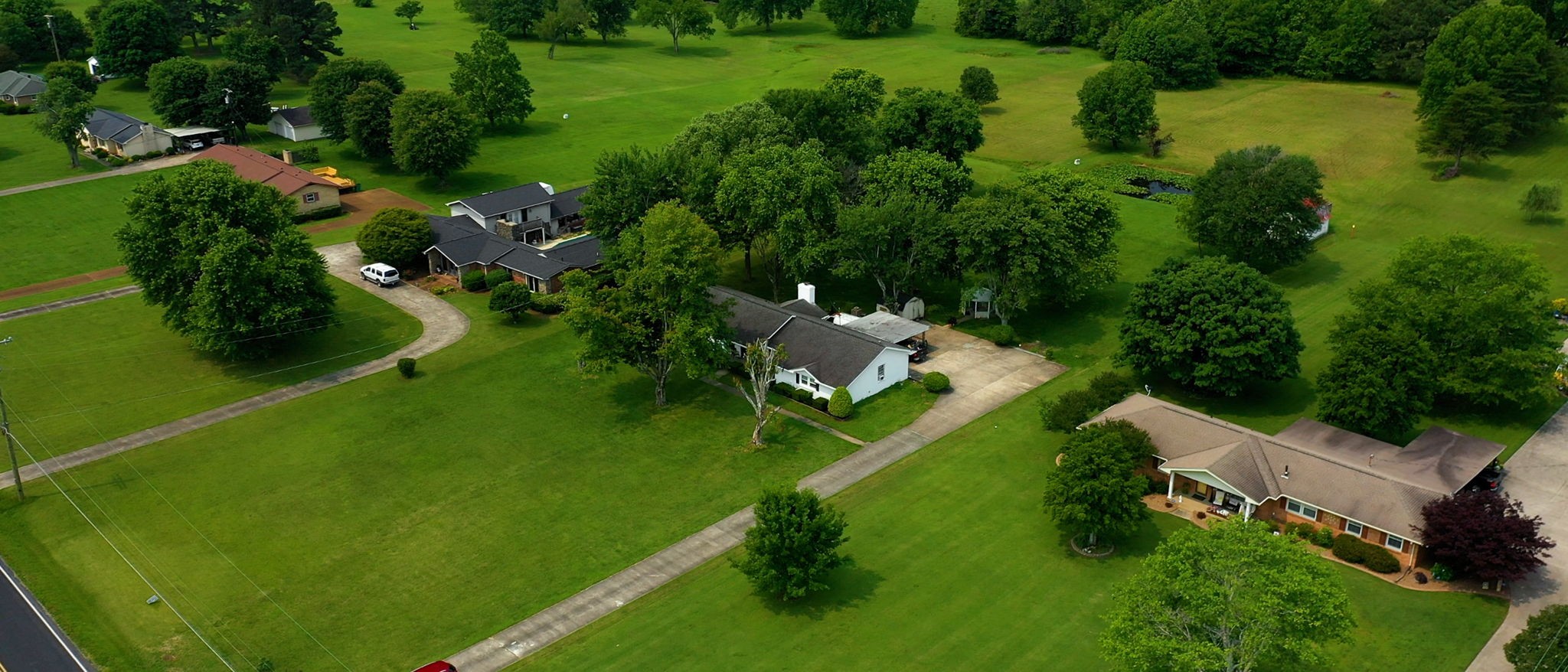 7181 Bidwell Road Joelton, TN 37080 - Photo 29 of 33 an aerial view of a house with a yard basket ball court and outdoor seating