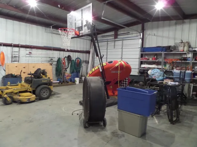 a view of a storage room with washer and dryer