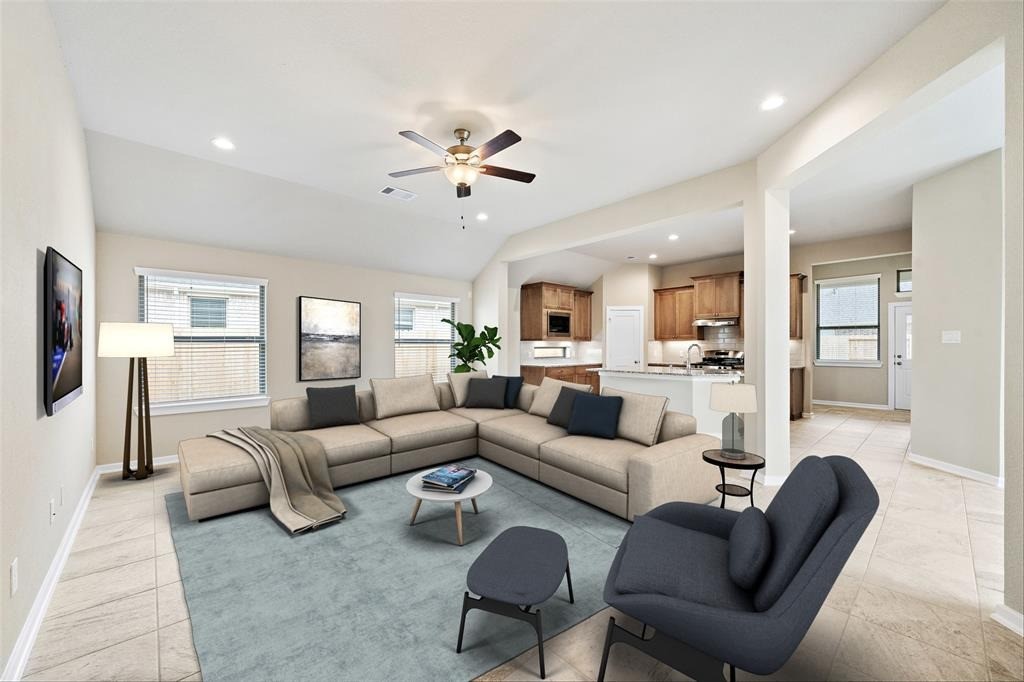29202 Everett Ridge Lane Fulshear, TX 77441 - Photo 7 of 21 Living Room Virtually Staged