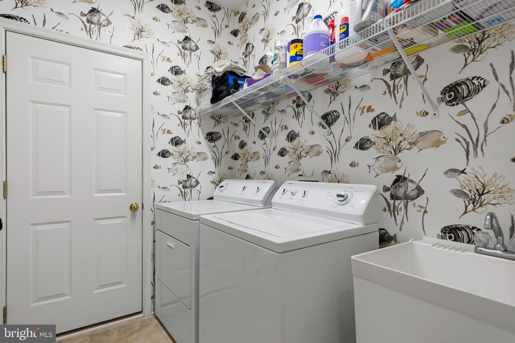 107 Sunset Circle Cross Junction, VA 22625 - Photo 30 of 35 Laundry room w/ utility sink and access to garage