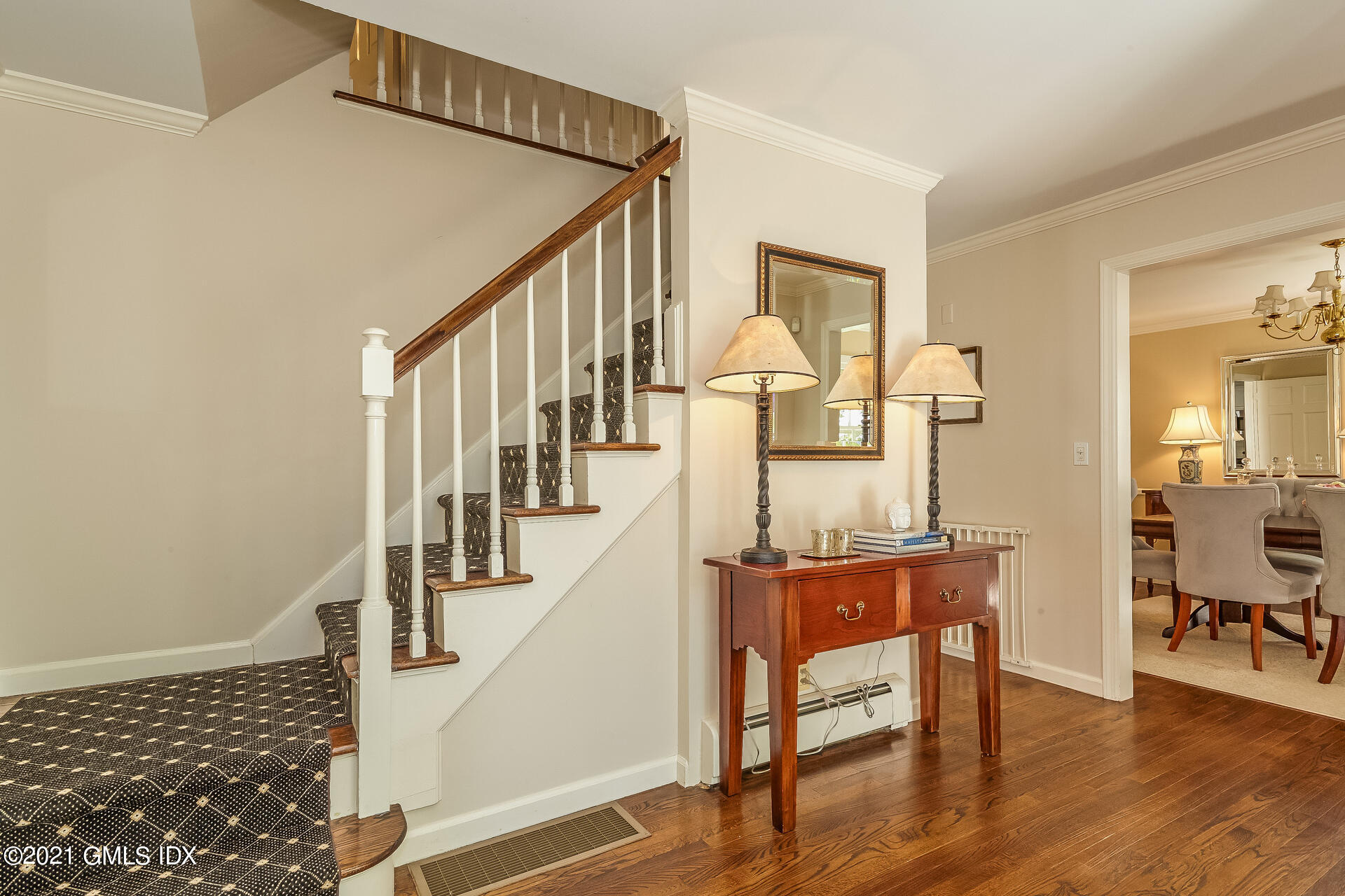 27 Perryridge Road Greenwich, CT 06830 - Photo 2 of 24 a view of entryway and hall with wooden floor