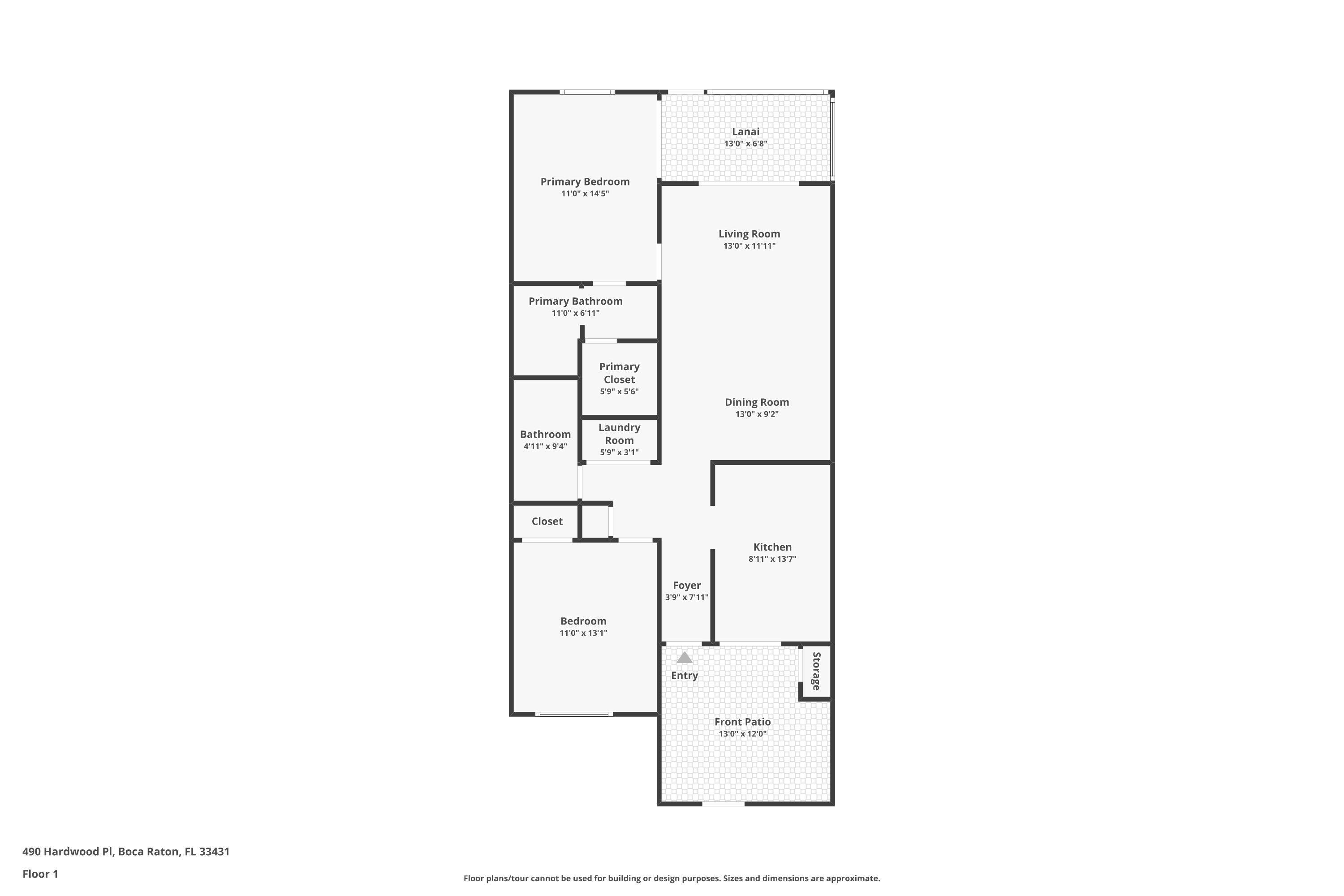 490 Hardwood Place Boca Raton, FL 33431 - Photo 45 of 45 Floor Plan