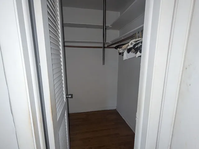 a view of walk in closet