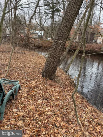 a view of backyard of house