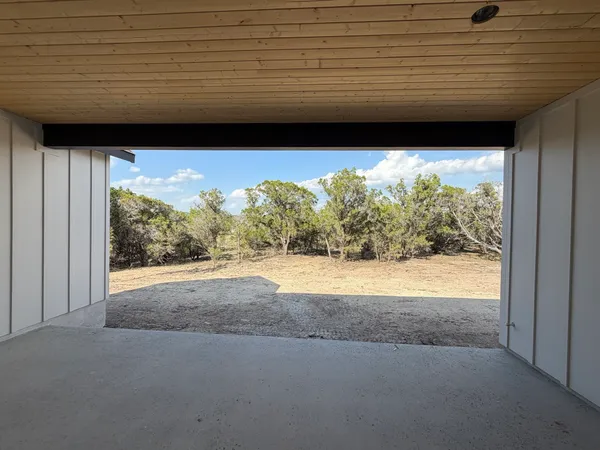 a view of dirt yard
