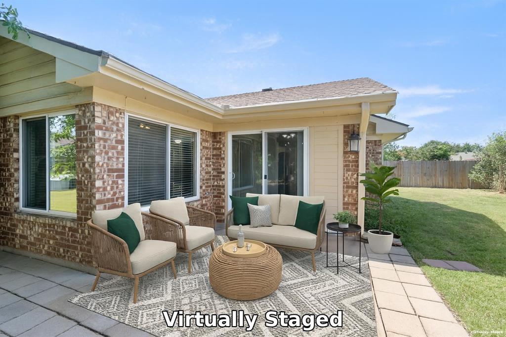 7 Chisos Court Trophy Club, TX 76262 - Photo 8 of 14 View of patio with an outdoor hangout area
