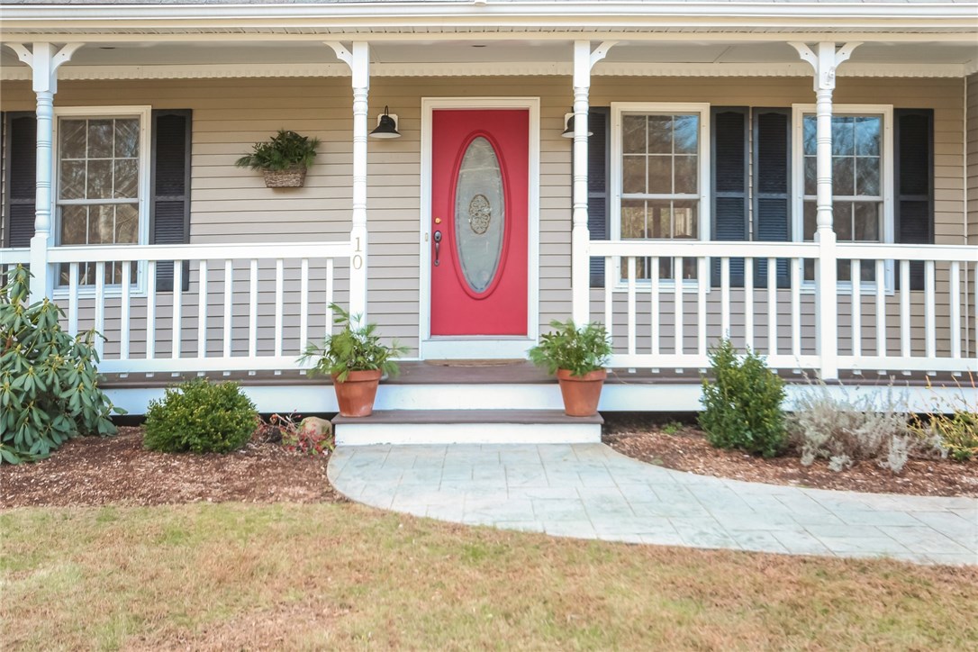 Welcoming front door