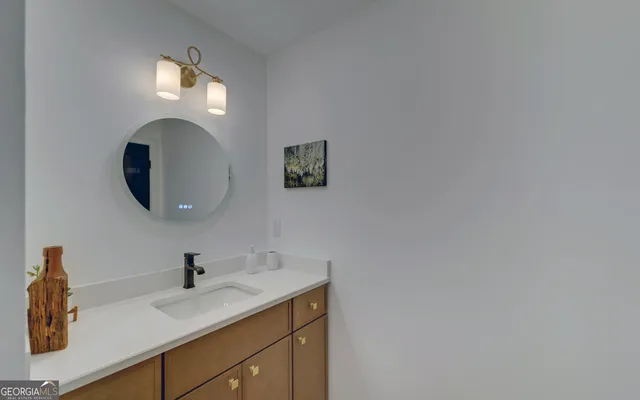 a bed room with a bed and a couch