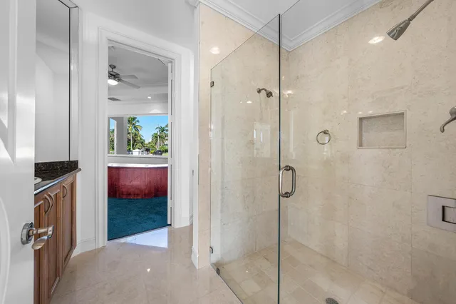 a view of a livingroom with furniture and a flat screen tv