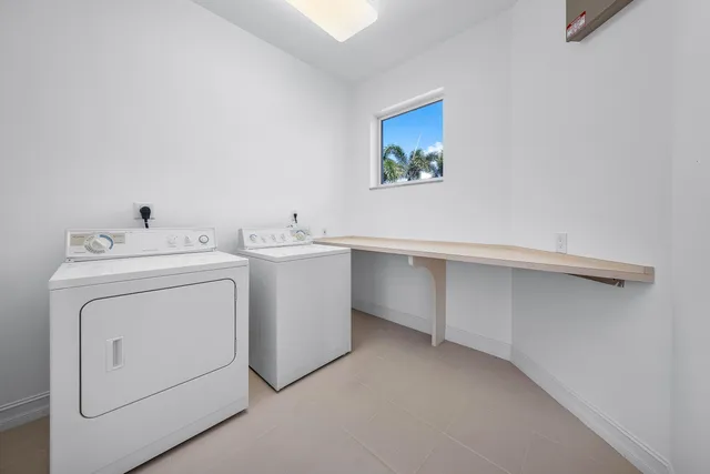 a picture of a room with a bench