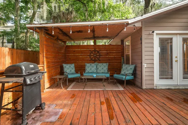 a view of a house with a patio