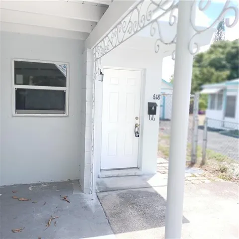 a view of a bathroom with a outdoor space