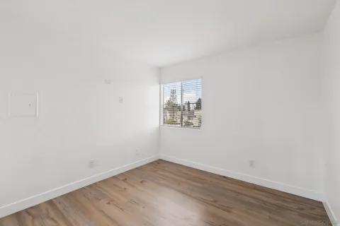 wooden floor in an empty room