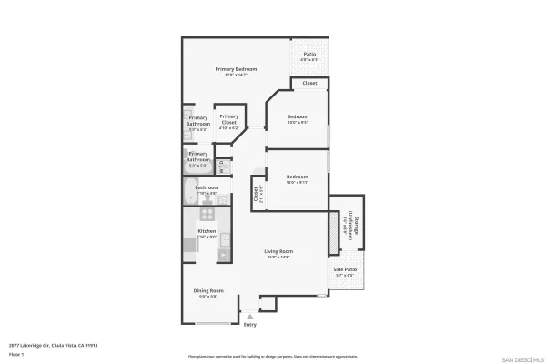 $599,900 | 2077 Lakeridge Circle, Unit 104, Chula Vista, CA 91913