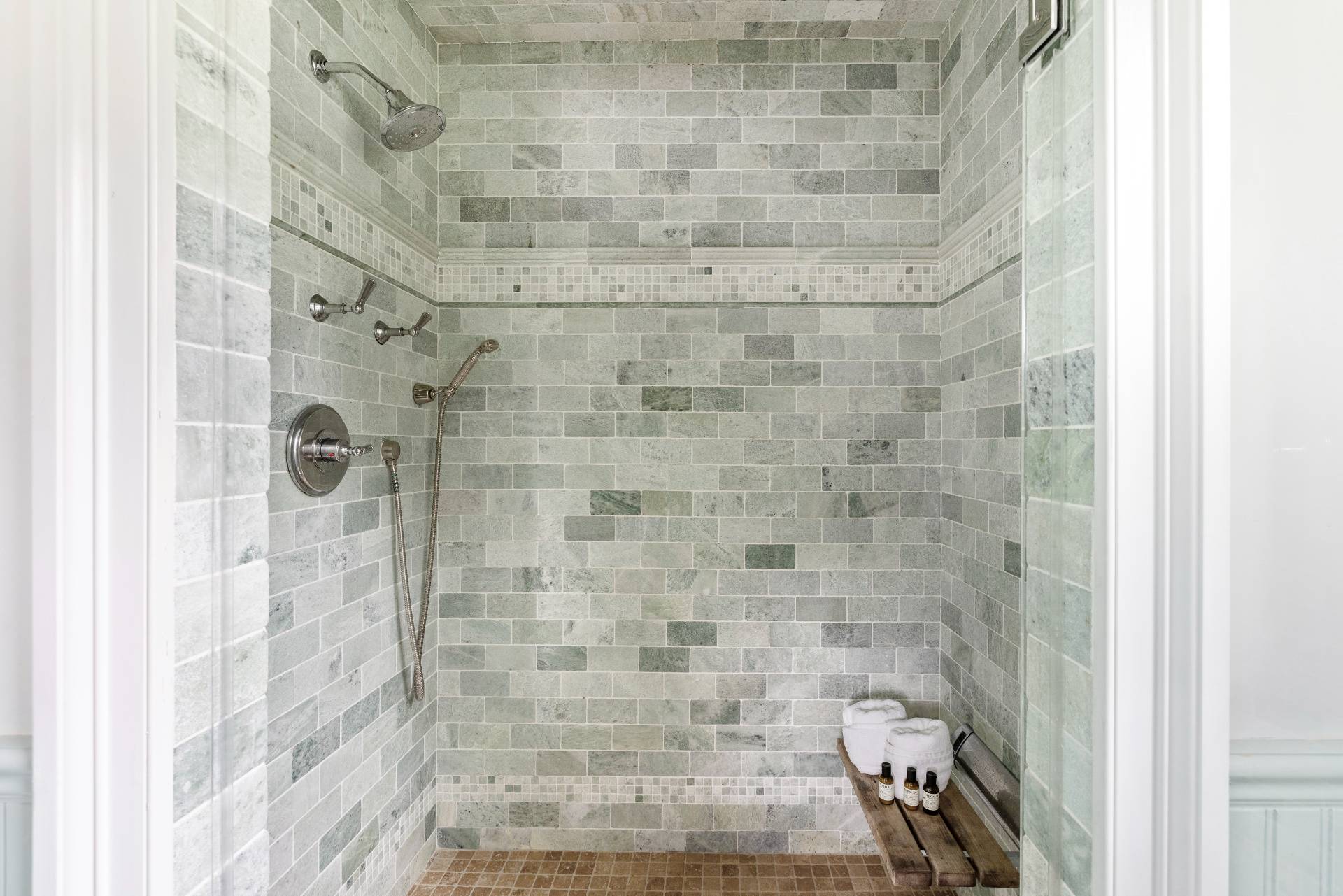 14 Sunset Road Sag Harbor, NY 11963 - Photo 9 of 19 a bathroom with a shower