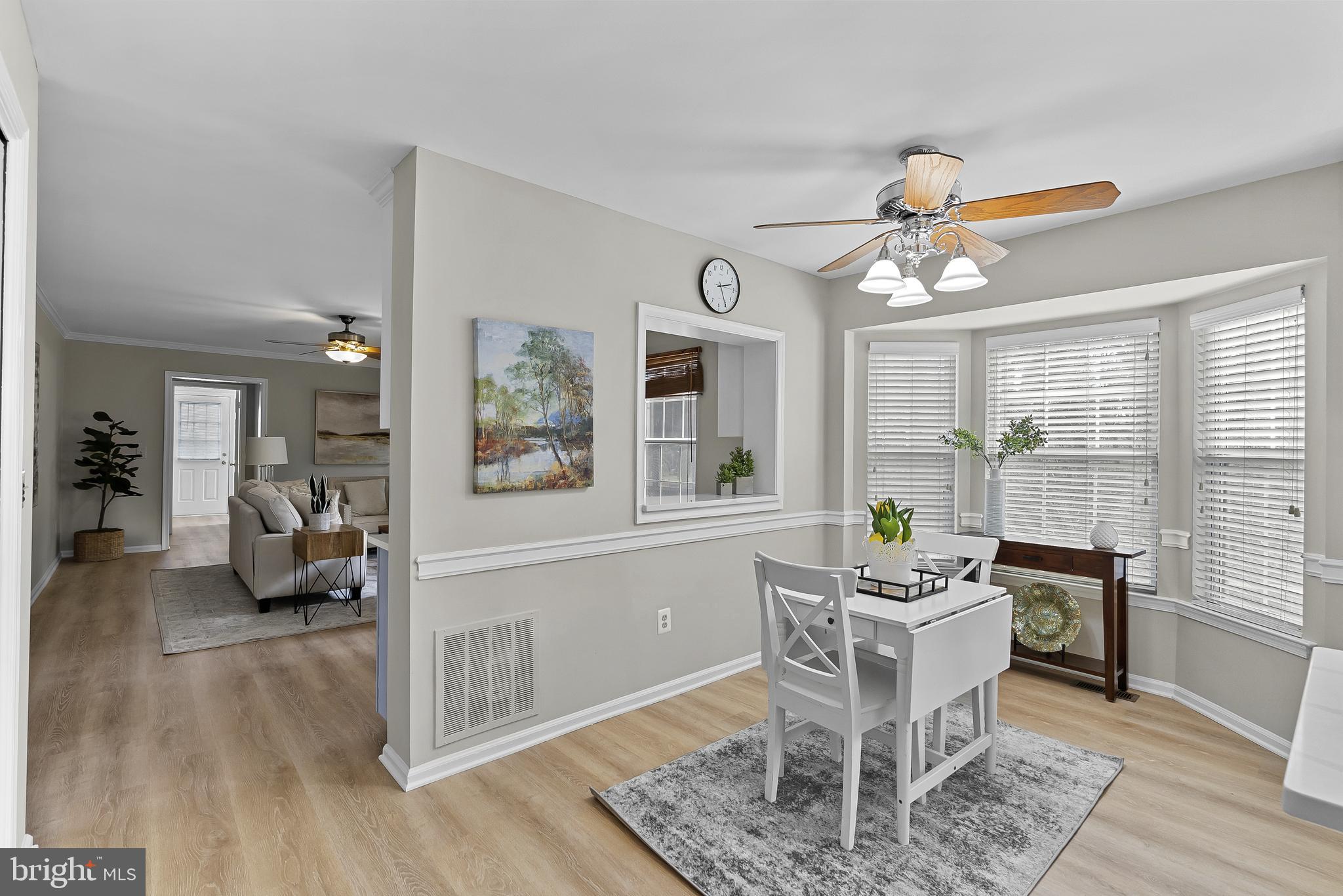 3 Moss Road Sterling, VA 20165 - Photo 24 of 77 Eat-In Kitchen w/ Bay Window Overlooking the Yard